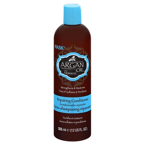Image for Hask Conditioner, Repairing, Argan Oil from Morocco,355ml from Highland Pharmacy