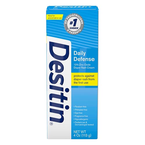 Image for Desitin Diaper Rash Cream, Daily Defense,4oz from Highland Pharmacy