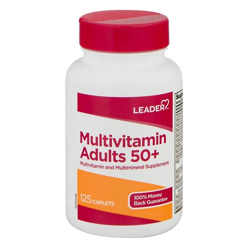 Image for Leader Multivitamins, Adults 50+, Caplets,125ea from Highland Pharmacy