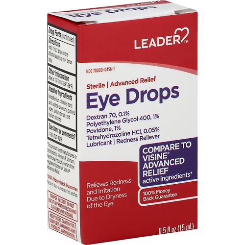 Image for Leader Eye Drops, Advanced Relief,0.5oz from Highland Pharmacy