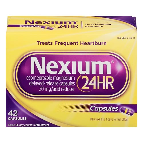 Image for Nexium Acid Reducer, 22.3 mg, Delayed-Release Capsules,42ea from Highland Pharmacy