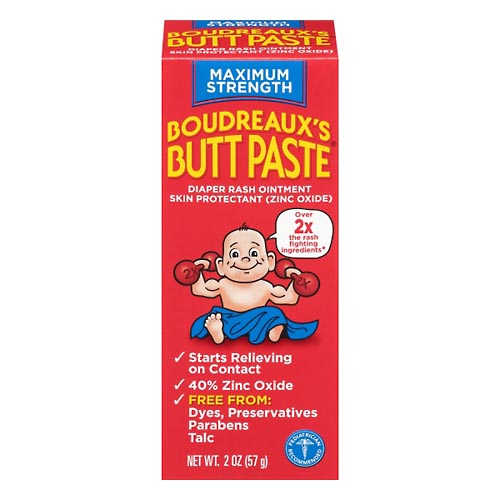 Image for Boudreauxs Butt Paste, Maximum Strength,2oz from Highland Pharmacy