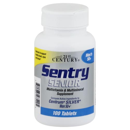 Image for 21st Century Sentry Senior, Men's 50+, Tablets,100ea from Highland Pharmacy